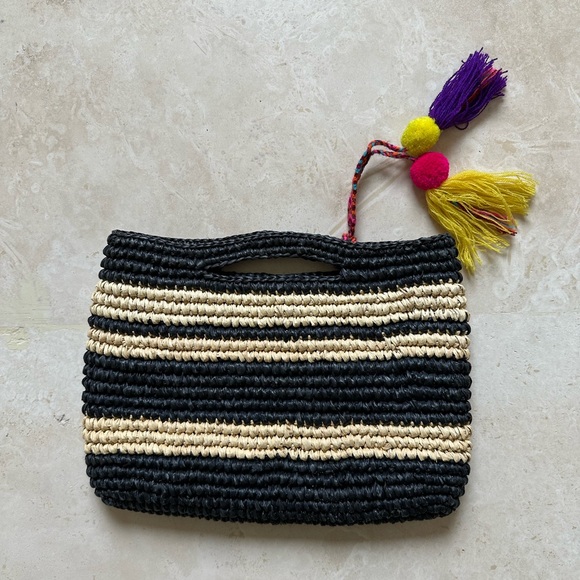 Sensi studio raffia clutch - Picture 3 of 3